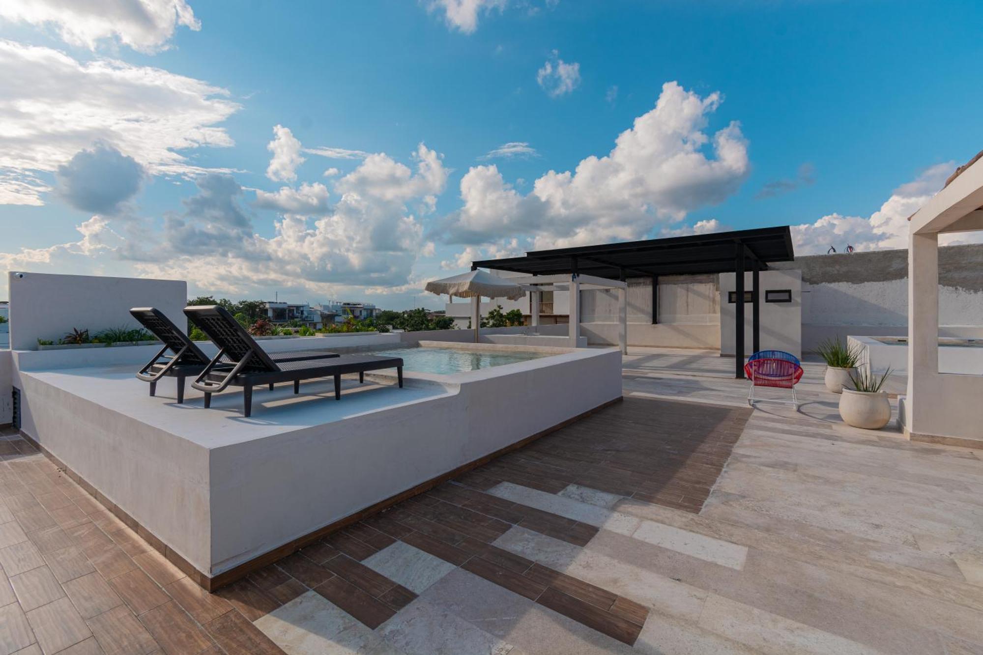 Stylish 3br Penthouse In Pool, Bbq, Gym Tulum